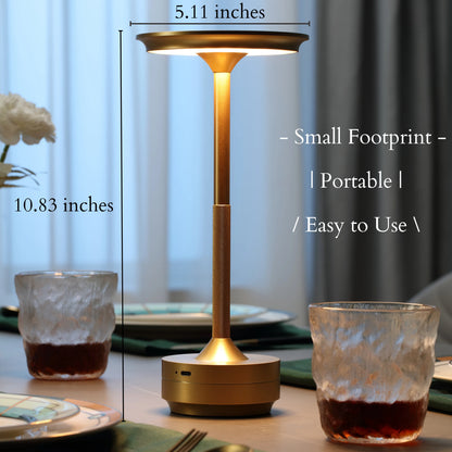 Cordless Rechargeable Waterproof Table Lamp